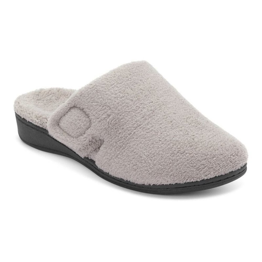 NEW Vionic Gemma Grey Mule Slipper